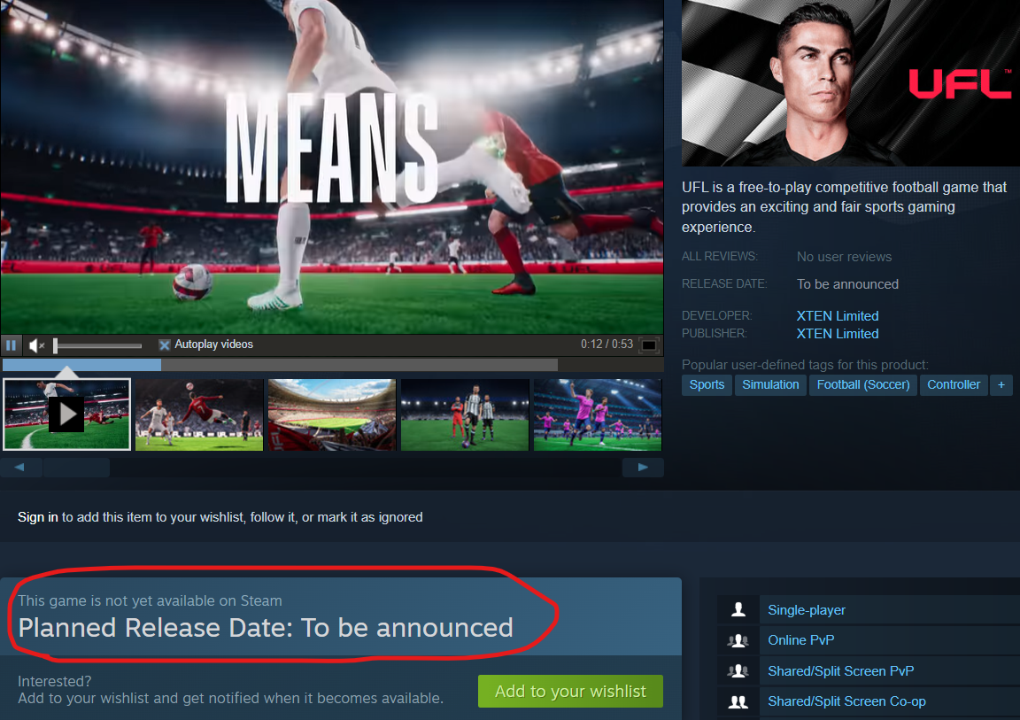 ufl steam download.